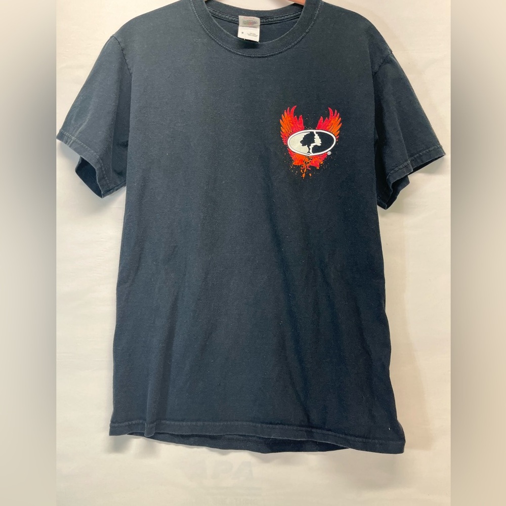 MOSSY OAK FOR LIFE FRUIT‎ OF LOOM GRAPHIC TEE UNISEX 100% COTTON BLACK SZ M